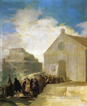 Procesión del Pueblo Francisco de Goya Pinturas al óleo